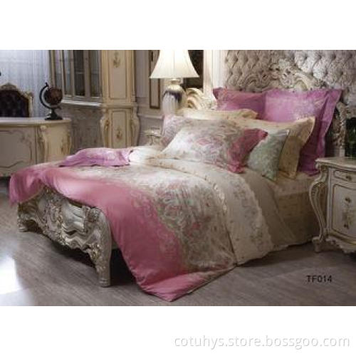 Romantice Pink Pima Cotton Sateen Bedding Sets for Home and